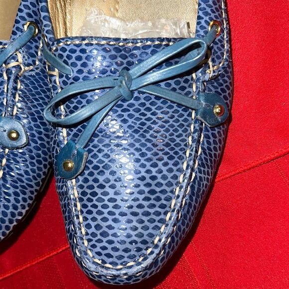 Marc Joseph Royal Blue Textured Loafers Size 8 - Picture 8 of 8